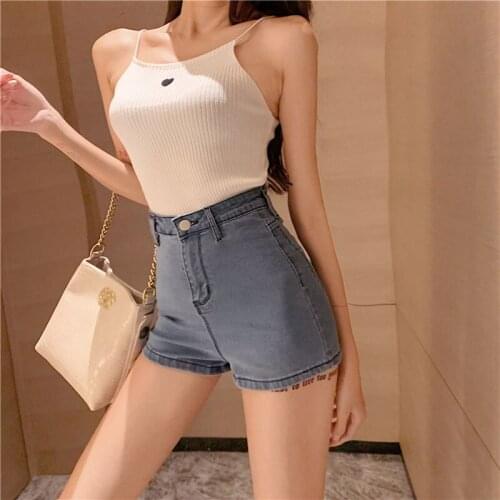 Women Shorts Summer New Fashion Girl Sexy High Waist Slim Wild Casual Denim Super Shorts Korean Hip Raise Female Denim Shorts