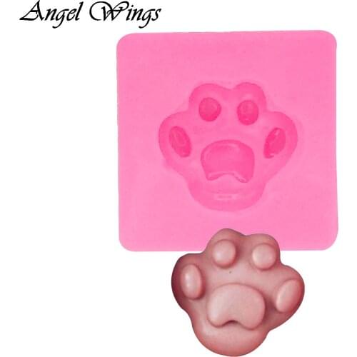 DIY Bear/dog/cats paw Silicone mold for cake decorating chocolate Resin Molds Fondant Sugar Craft Molds DIY Cake F1407