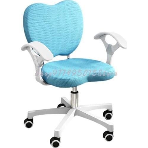 Childrens Learning Chair Home Student Writing Correction Sitting Posture Chair Lift Swivel Chair Desk Back Chair
