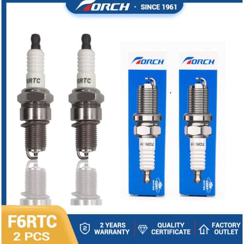 2 Pack Spark Plug Replaces Stens 131-039 Torch F6RTC MTD 751-10292