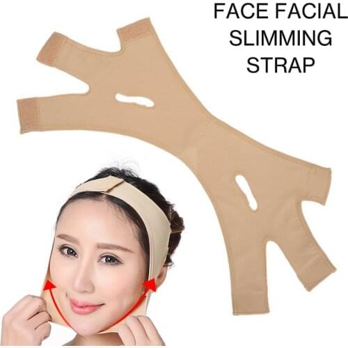V Face Line Shape Face Facial Slimming Mask Strap Lift Up Anti Wrinkle Double Chin Face-lift Bandage Belt