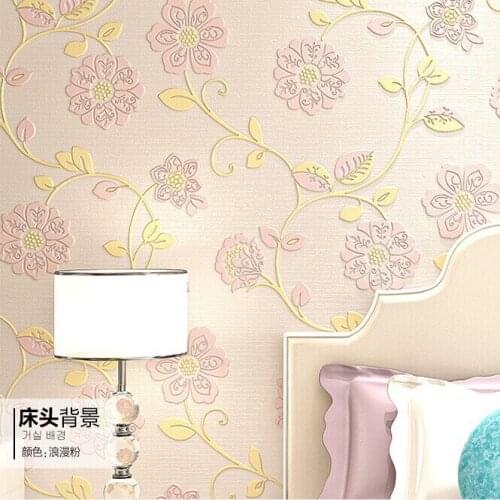ZXqz 32 Non-woven Wallpaper Roll, Great wall Mediterranean sea blue 3d wall paper, living room sofa TV setting wall paper new