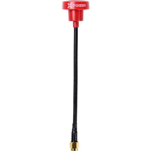 1/2PCS Foxeer Pagoda 15cm 5.8G 500MHz 2DBI RHCP FPV Antenna SMA Black Red for FPV RC Racing Drone Models