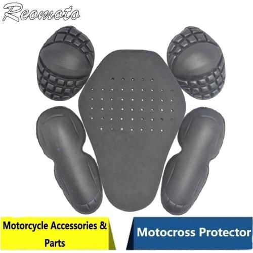 1 Set Motorcycle Protectors Insert Armors Protective Gear Include 1 Back Pads 2 Elbows 2 Shoulders Motocross Equipment Protector