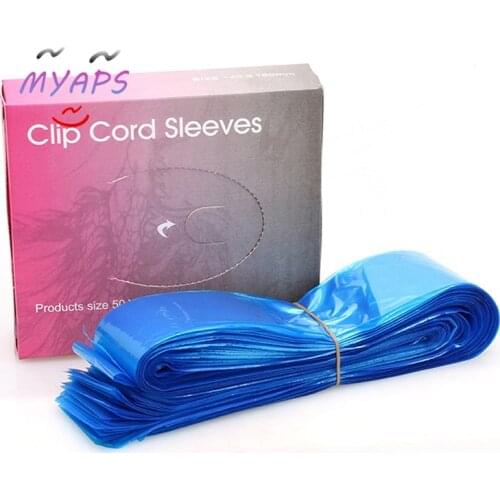 125PC Disposable Tattoo Machine Clip Cord Sleeves Plastic Tattoo Gun Cable Covers Bags Tattoo Permanent Makeup Accessory Supplie