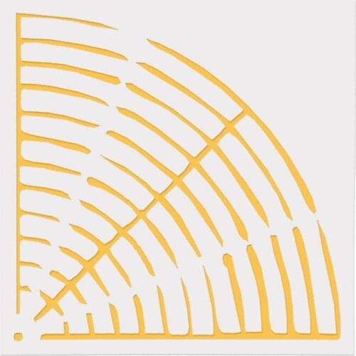 13*13 Creative pvc Layering Stencils for DIY Scrapbooking/photo album Decorative Embossing DIY Paper Cards Crafts