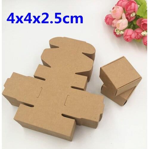 30pcs/lot hot soap paper gift pacakging box , brown kraft paper gift box ,wedding candy craft and color gift box