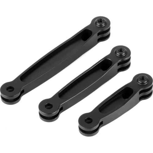 BGNING Aluminum Helmet Extension Arm Self Photo Mount With M5*17mm Screw Wrench Adapter for Gopro 8 7 6 for Xiaoyi Action Camera