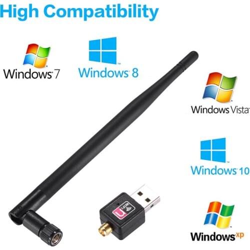 USB Wireless Wifi Adapter 600/900mbps 802.11b/g/n USB Ethernet Adapter Network Card wi-fi Receiver For Windows Mac PC