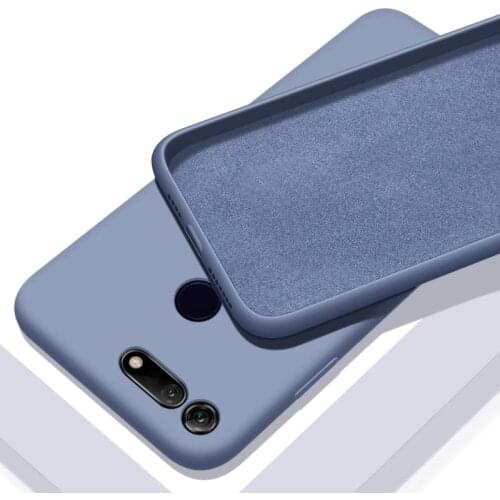 For Huawei Honor View 20 Case Liquid Silicone TPU Soft Cover on For Huawei Honor 20 Pro V20 20s Phone Case Shockproof Fundas