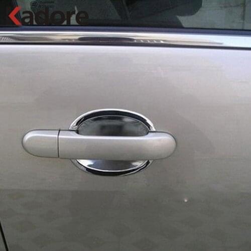 For Nissan Versa Tiida 2004 2005 2006 2007 2008 2009 2010 2011 Chrome Car Side Door Handle Bowl Cover Trim Auto Accessories