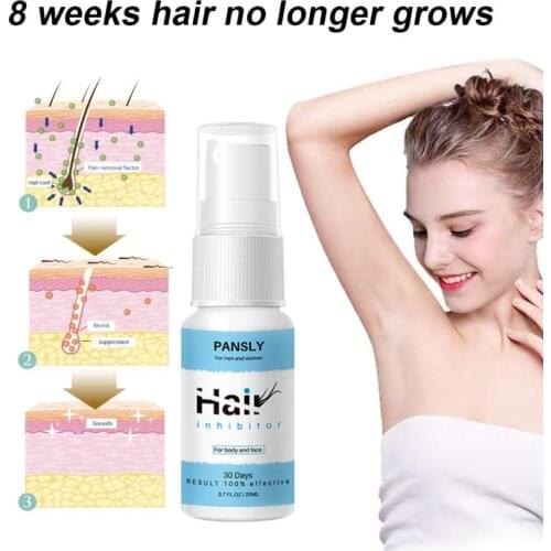 Inhibits Hair Growth Sprays Whole Body Prevent Hair Growth Being Mild Non-Irritating Soothing Nourish The Skin Body Beauty TSLM1