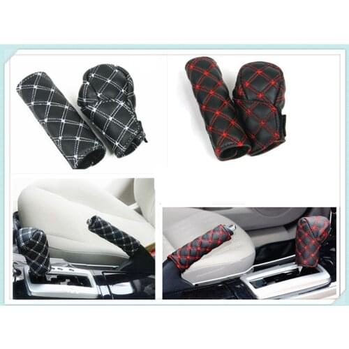 Car interior hand brake shift knob cover gear box 2 pieces / set for Chevrolet Volt SS Chevelle FNR 1970 1967 Impala Chaparral