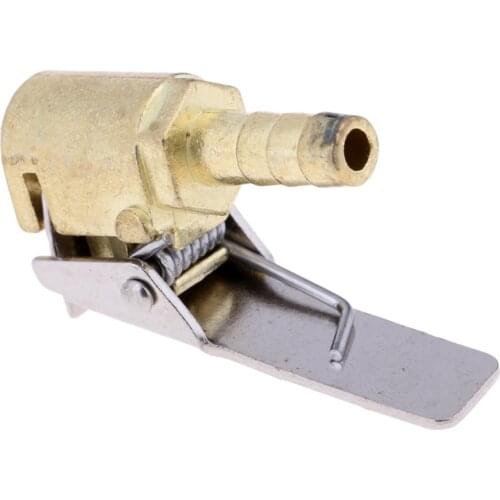 Lightweight Brass Tyre Valve Air Pump Clip Car Truck Tyre Tire Inflator Valve Connector Head 6mm/8mm Clamp Bicycle Access