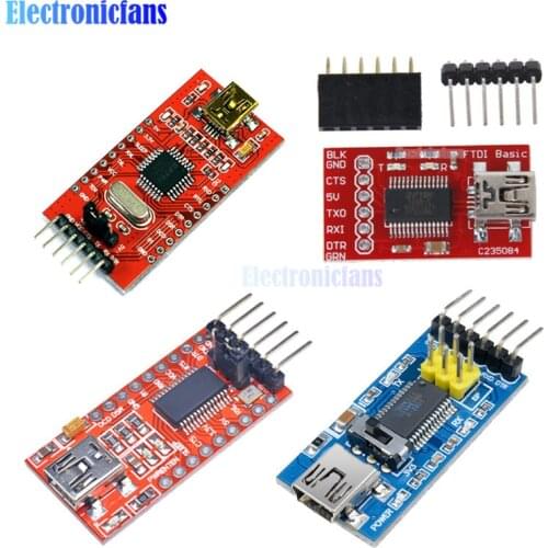 Diymore FT232RL FT232 FTDI USB 3.3V 5.5V to TTL Serial Adapter Module Mini USB Port for arduino pro mini USB TO 232 USB to TTL