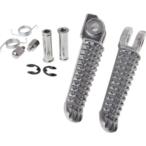 Motorcycle Aluminum Front Footrests For YAMAHA YZF R1 R6 R6S1998-2012 2003-2008 U90C