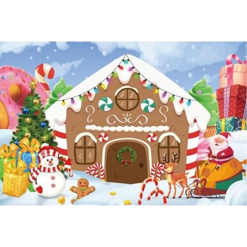 Cartoon Farm Hut Baby Shower Animals Backdrop Holiday Photography Background Celebration Photo Booth Studio Decor