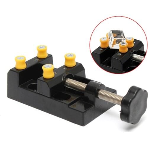 Bench Vise Mini Carving Bench Clamp Pliers Manual Drill Press Handheld Use for DIY Jewelry Craft Modeling Repair Hand Tools