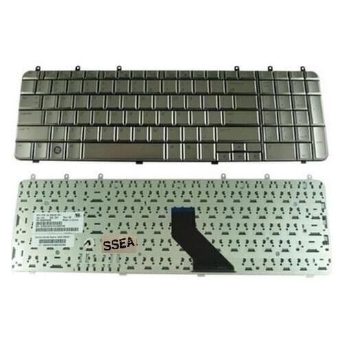 SSEA New US Keyboard English For HP DV7 DV7T DV7Z DV7-1000 DV7-1100 DV7-1200 DV7-1500 laptop silver Keyboard