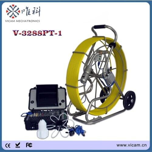 VICAM manufacturer of underwater cctv camera New portable sewer video inspection came with 80m push rod cable V8-3288PT-1
