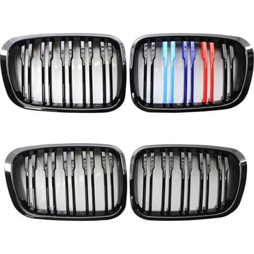 New Arrival Gloss Black M Style Front Kidney Grill Grille for BMW 3 Series E46 1998-2001 4 Door 4DR 320 323 325 Auto Accessories