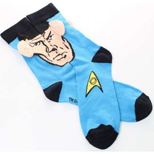 New Socks Personality Boys Girls Sewing Ears Socks Cartoons Funny Unisex Long Horn Socks Trend Tube Socks Baby Socks