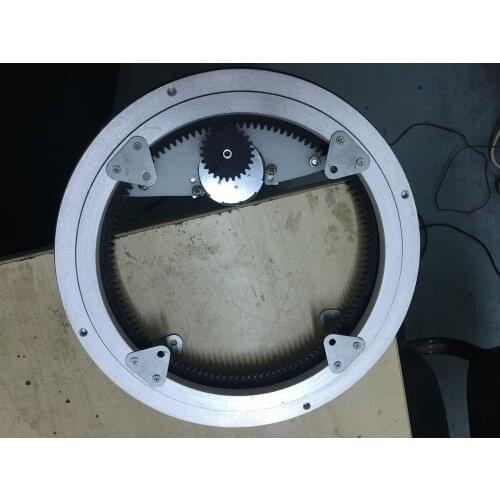 Slewing driver with solar tracker