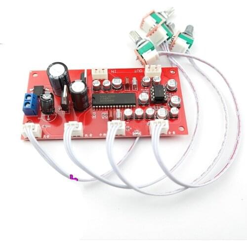 SOTAMIA UPC1892 Tone Preamplifier Audio Board NE5532 OP AMP Preamp Potentiometer Separation Pre-amp Volume Conrtol DIY Power Amp