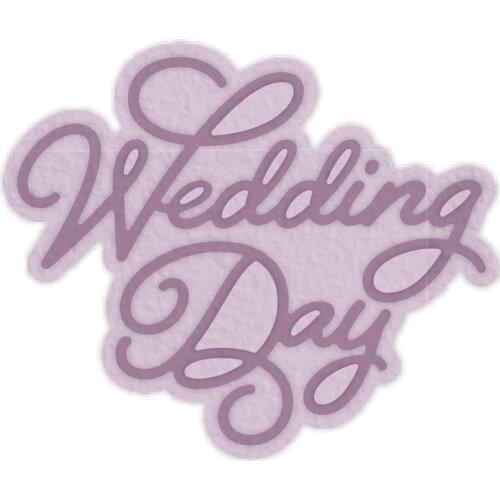 Stacking Wedding Day die cut Metal Cutting Dies for DIY Scrapbooking Embossing Crafts Supplies Paper Cards Making new 2019