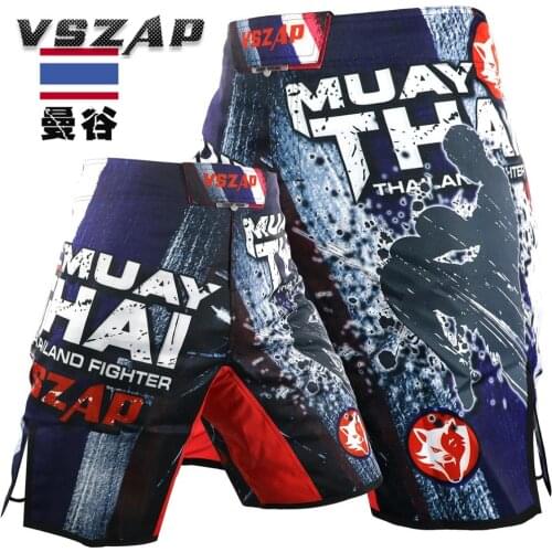 VSZAP fighting Thai boxing MMA sports shorts sanda men running fighting broadcast for Thailand comprehensive fighting fitness pa