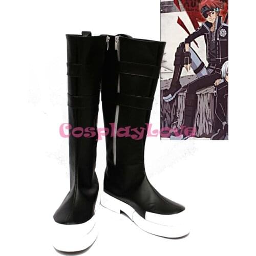 D.Gray-man Arystar Krory The Third Cosplay Shoes Long Boots Hand Made Custom-made For Halloween Christmas CosplayLove