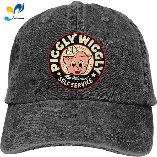 Piggly Wiggly Cap Vintage Adjustable Unisex Baseball Hat