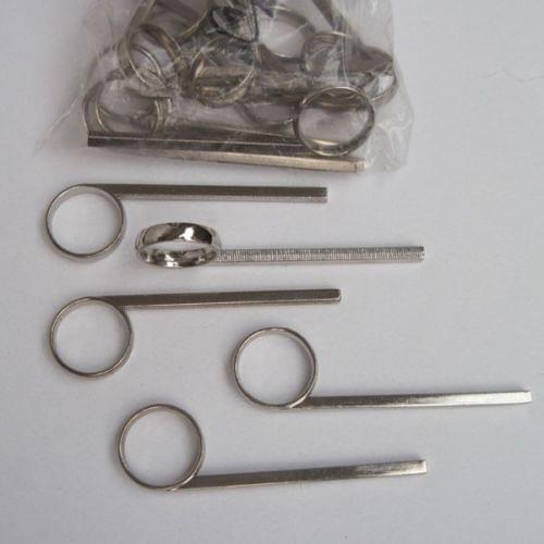 10 Pcs Nickel Plated Trumpet Slide Finger Ring for Repairing Part New