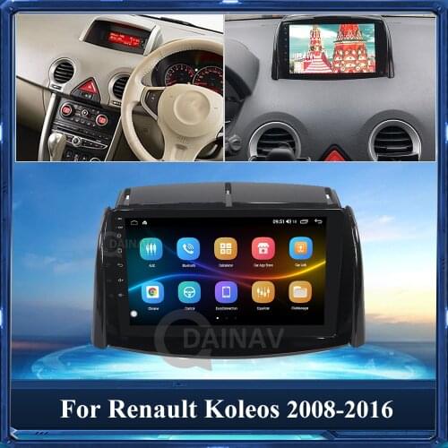 128GB 2 Din Android10.0 Car Stereo Video Player For Renault Koleos 2008-2016 Car Radio Autoradio Head Unit GPS navigation