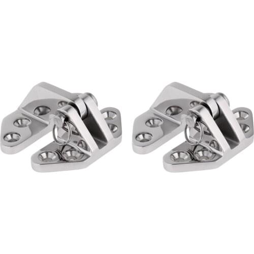 2 Pcs Boat Hatch Hinge 316 Stainless Steel Marine Boat Hatch Hinge Removable Pin Boat Cabin/Doors/Windows Hardware Accessories