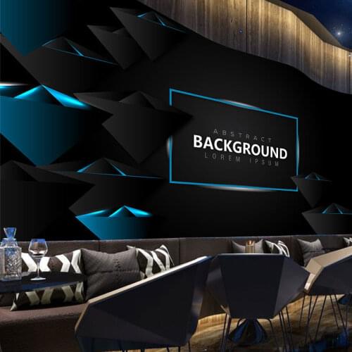 3D science fiction Foreground Background mural computer company office decoration painting Internet bar E-sports Hotel wallpaper