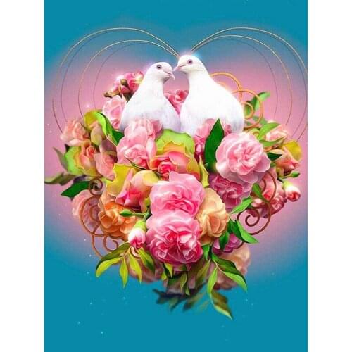 5D Diamond Painting Animal Full Square Embroidery Sale Picture Of Rhinestone Diamond Mosaic Pigeon Decor Home Drop Ship