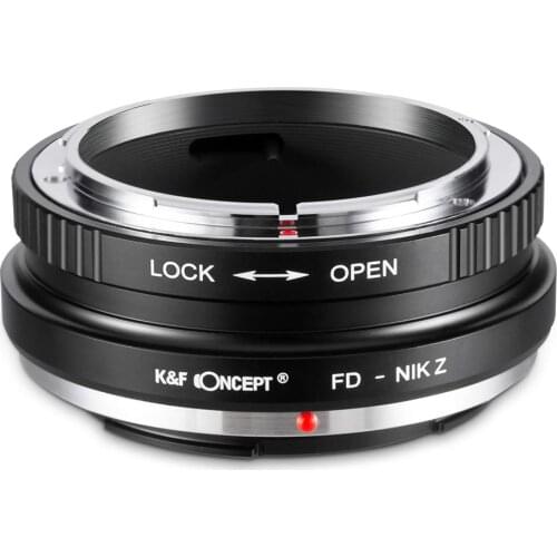 K&F Concept Lens Mount Adapter for Canon FD FL Lens to Nikon Z6 Z7 Camera
