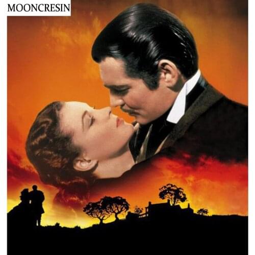 5D Diy Diamond Painting Full Square Diamond Embroidery Landscape Sky Lover Cross Stitch Kit Diamond Mosaic Craft Decoration Home