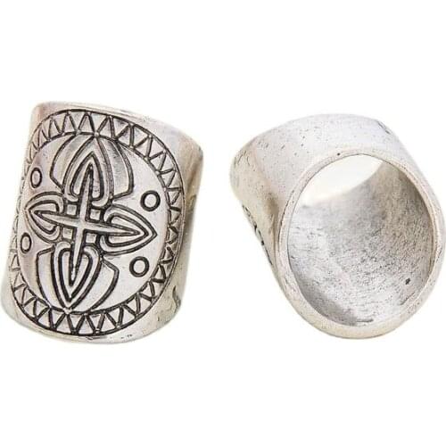 Bohemian Vintage Siver Carved Metal Antique Rings For Women Punk Ethnic Boho Jewelry For Women Girl