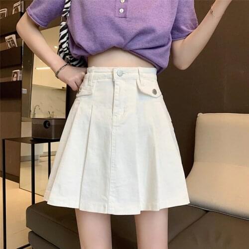 Cheap wholesale 2021 spring summer autumn new fashion casual sexy women Skirt woman female OL mini skirt denim skirt Vy51079