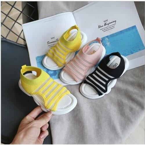 Children Fashion Sport Sandals Baby Comfortable Sandals Summer New Girls Beach Shoes Kids Casual Sandals Mesh Teens Shoes