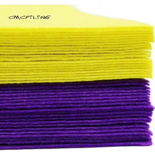CMCYILING Felt Fabric Polyester Cloth For DIY Sewing Felt Crafts Scrapbooking Material