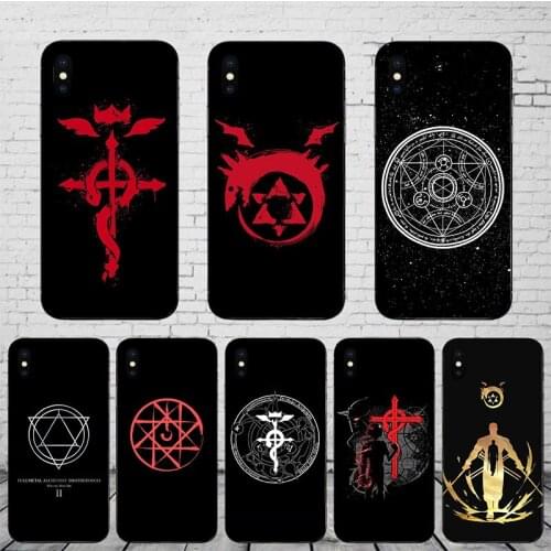 Comic Manga FULLMETAL ALCHEMIST Soft Matte Phone Case For Iphone XR 11 Pro Max X SE 2020 XS 12 Mini Shell 8 7 6s 6 Plus 5S Cover