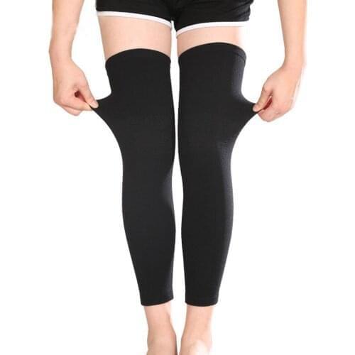 1 Pair Warm Kneepad Modal Latex Thread Breathable Knee Support Men and Women Cycling Lengthen Prevent Arthritis Knee Pad