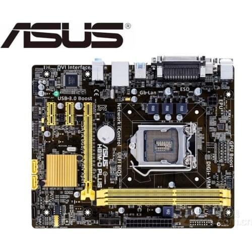 Asus H81M-D PLUS Desktop Motherboard LGA 1150 DDR3 for I3 I5 I7 CPU USB2.0 16GB H81 Original motherboards used sales
