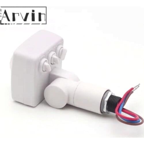 Newest Automatic 10MM 12MM AC 85-265V Security PIR Infrared Motion Sensor Detector Wall LED Light Outdoor 160 Degrees