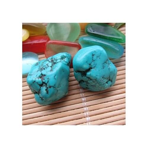 Wholesale colored turquoise ore stone decoration stone lucky eternal