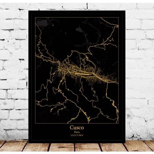 Peru Map Poster