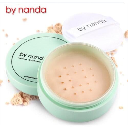 Translucent Pressed Loose Powder with Puff Smooth Face Makeup Foundation Waterproof Skin Finish WH998